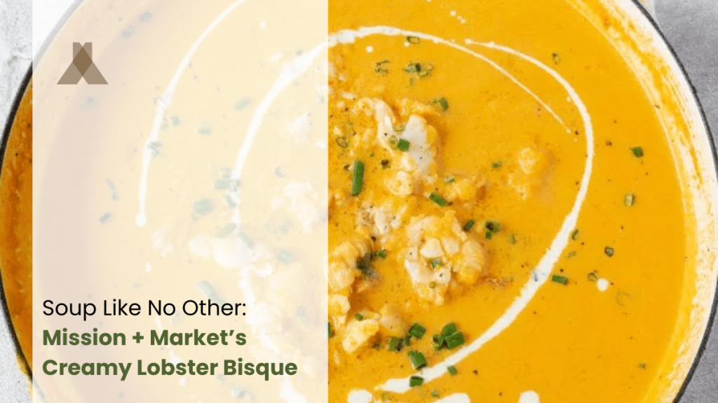 creamy lobster bisque